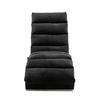 Full-body supported fixed sofa, soft vibration function and side pockets, modern living room furniture