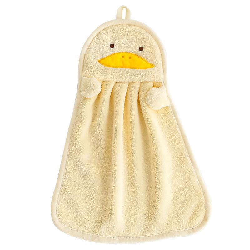 Cute Hand Towel Can Be Hung Absorbent Non-hair Small Square Towel Kitchen Household Quick Dry Hand Towel Children's Small Towel