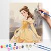 disney belle princess beauty and the beast digital oil painting hand painting kit diy home decoration art wall decor gift 129