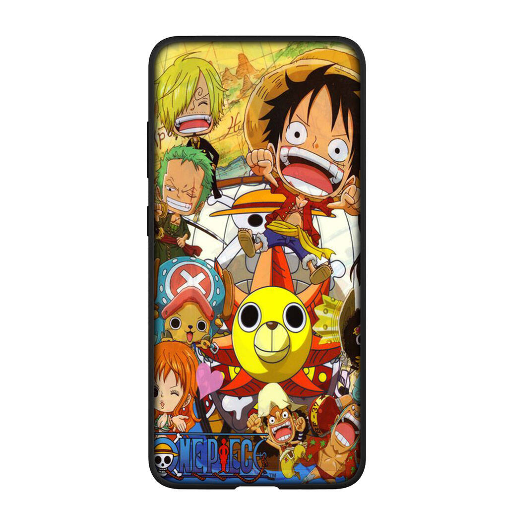 Capa de Celular para iPhone 17 15 16 Plus Redmi Note 14 12 11 13 Pro Max Huawei P30 P20 Lite OPPO A60 A40 A80 A18 A16 A54 Anime Luffy Gear 5 One Piece Capa for Samsung Galaxy S10E
