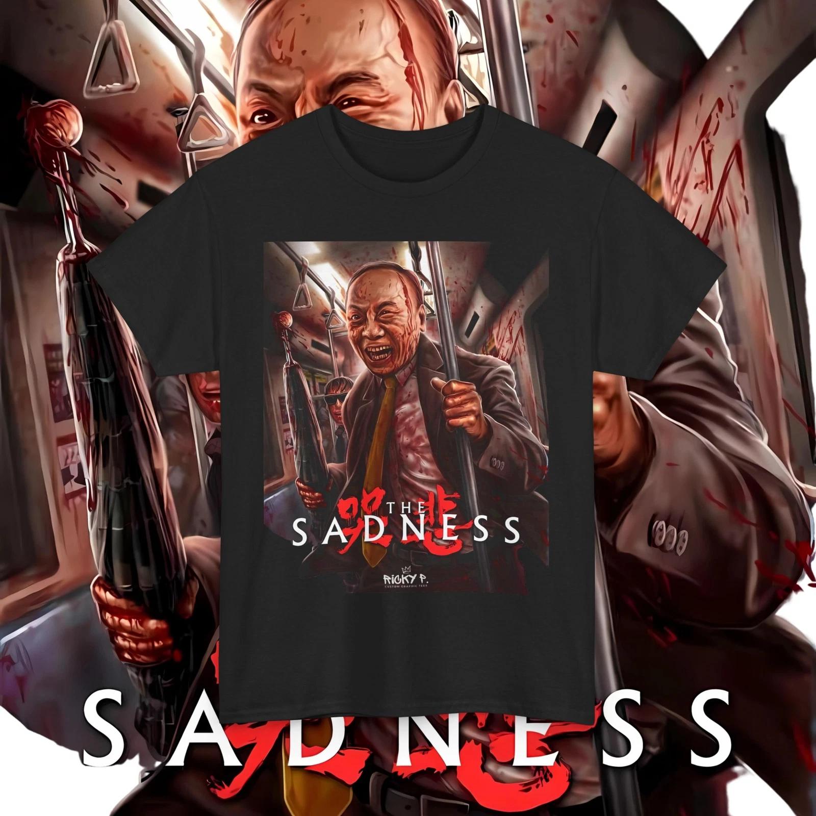 The Sadness 2021 Horror Zombie Movie T Shirt Unisex Heavy Cotton Tee M