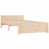 VidaXL Rama łóżka Lite drewno 90x190 cm Pojedyncze 815009