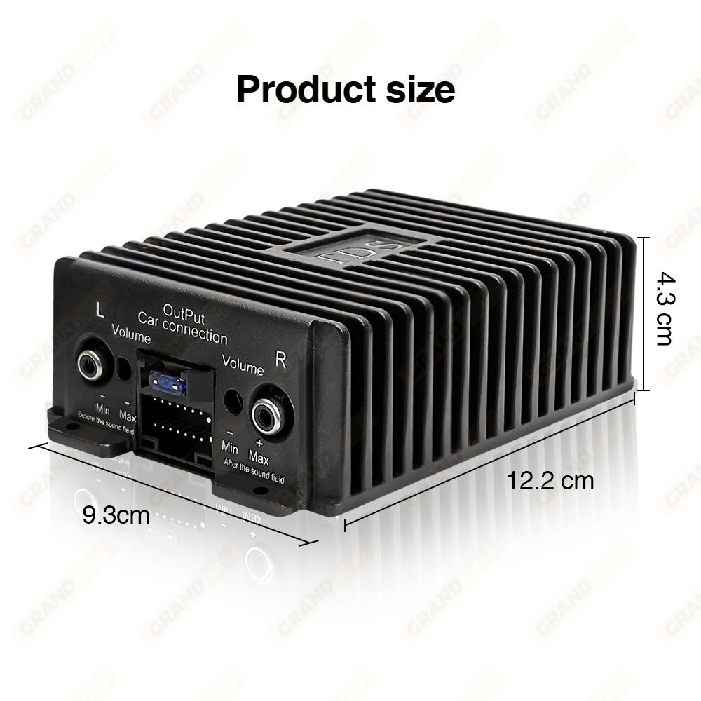 Car DSP 4 Channel Radio Amplifier Equalizer For Android Radio Non Destructive Modification Sound Enhance Multimedia Radio Player