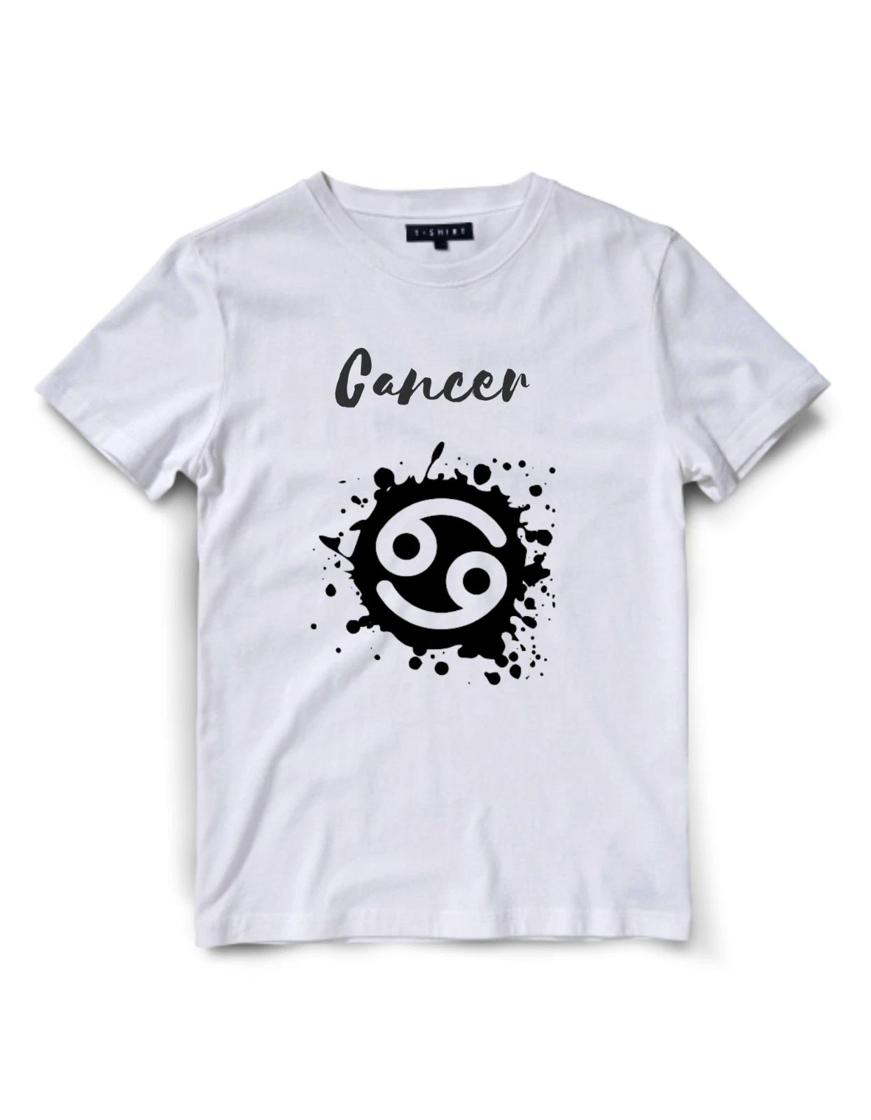Cancer Astrology Shirt Zodiac T-Shirt Unisex Jersey Short Sleeve Tee S