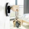 2Pcs Mini LED Flashlights with Key Ring Compact Size Portable Battery Powered Outdoor Camping Bright Tiny Light Emergency Lamps