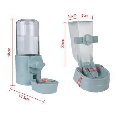 Pet Water Bottle Food Container Dispenser Bowl For Puppy Cats Rabbit Cats Dogs Drinking Fountain Cage Hanging Feeder Automatic