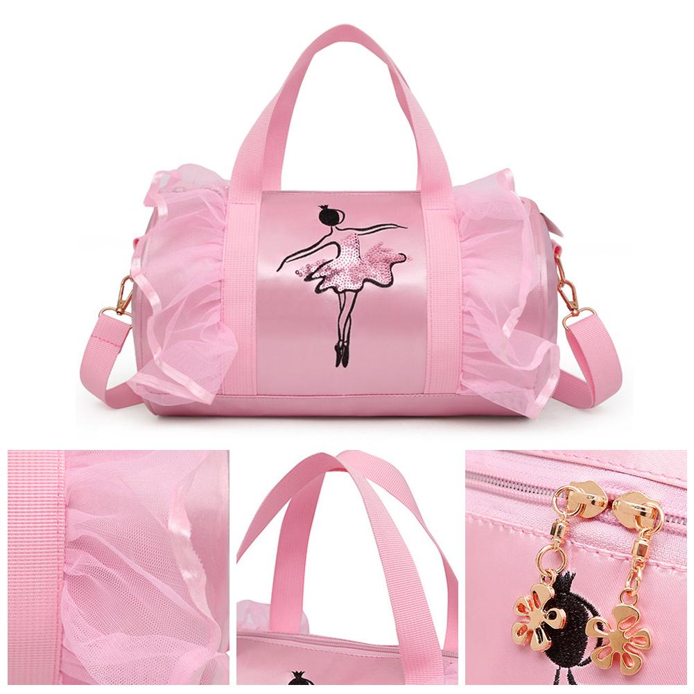 Luerme Childrens Dance Bag Shoulder Bag Tote Bag Girls Size No Size Pink Luerme Childrens Dance Bag Shoulder Bag Tote Bag Girls Size No Size Pink