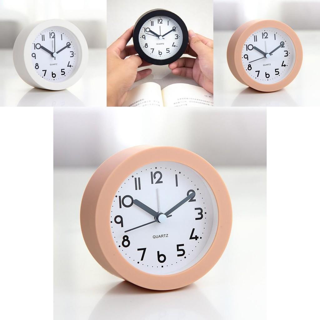 Childrens Plastic Analog Alarm Clock With Night Light And Easy Read Display