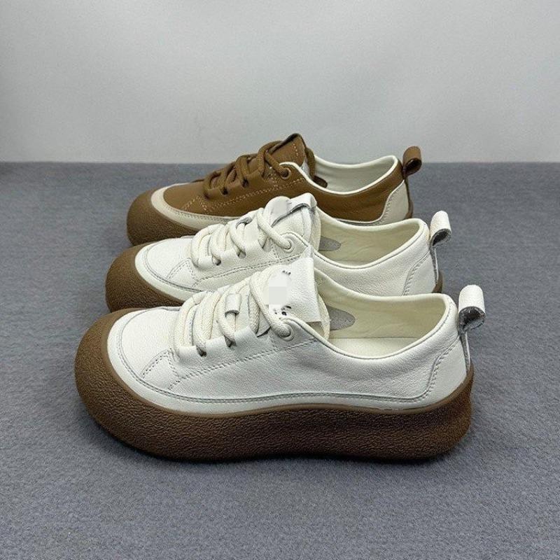 Retro soft baseplate shoes women's autumn new casual single shoes versatile comfortable non-slip mountaineering shoes sports women's shoes