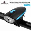 Waterproof Electric Loud Horn 2Styles Cycling Flashlight Torch High Quality Bicycle Front Light