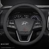 Car Leather Steering Wheel Cover for Hyundai Creta Grand Creta N Line E 2022 20232 024 2025 Non-slip Car-styling Car Accessories