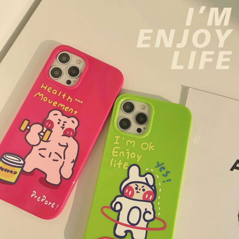 IPhone 16 Apple Phone Case 14pro Max Silicone 11 XR Thickened Bright Surface 15 Suitable for Personalities 14