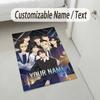 Personalisierter Kristall-Samtteppich, Stray Kids Individuell Bedruckter Name, Plüsch-Teppich für Zuhause Innenraum Dekoration