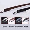 10M O Type Plastic Steel Door Window Sealing Strip Silicon Rubber Door Window Seal Draft Stopper Hollow Bulb Barb Tubular Gasket