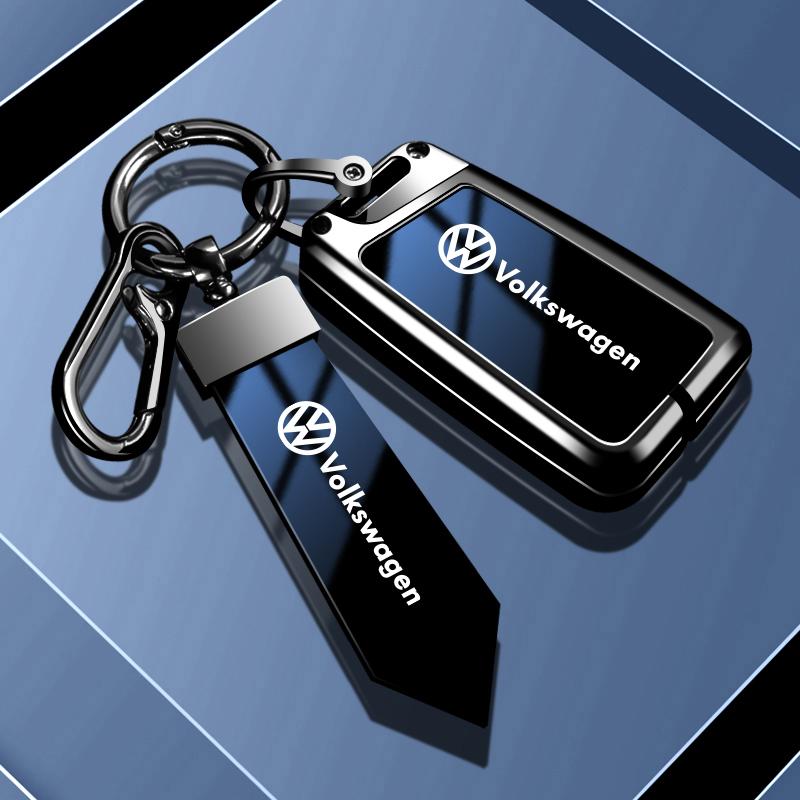 Voor VOLKSWAGEN VW Mode Zinklegering Flip Auto Afstandsbediening Sleutelhoes Cover Fob Voor VW Volkswagen Golf 7 MK7 Tiguan MK2 Auto Beschermingen