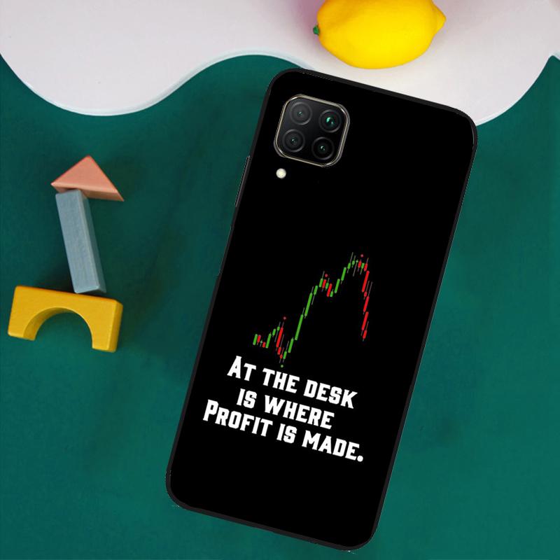 Day Trader Trader Trading For Huawei Nova 9 10 SE 8i 11i 12i 12s Y60 Y61 Y70 Y90 Y72 Y73 Y91 P60 Pro P40 P30 Lite Case