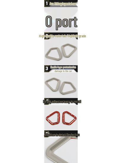 17 F3 Front Panel Air Outlet Decorative Ring for Air Conditioning.