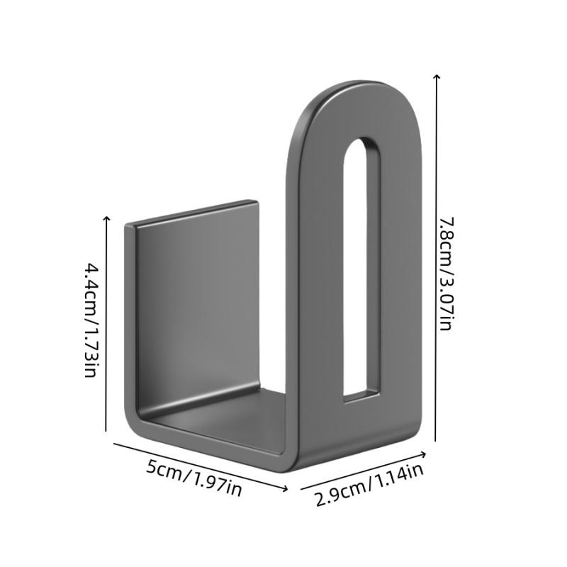 2/4pcsNo-Drill Pot Lid Rack Kitchen Multi-Functional Storage Rack Cutting Board Bathroom Balcony Wall-Mounted Organizer
