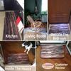 Geometric Wood Grain Kitchen Mat Floor Mat Carpet Door Mats Entrance Non-Slip Floor Rug For Living Rooms Kitchen Rug Carpet