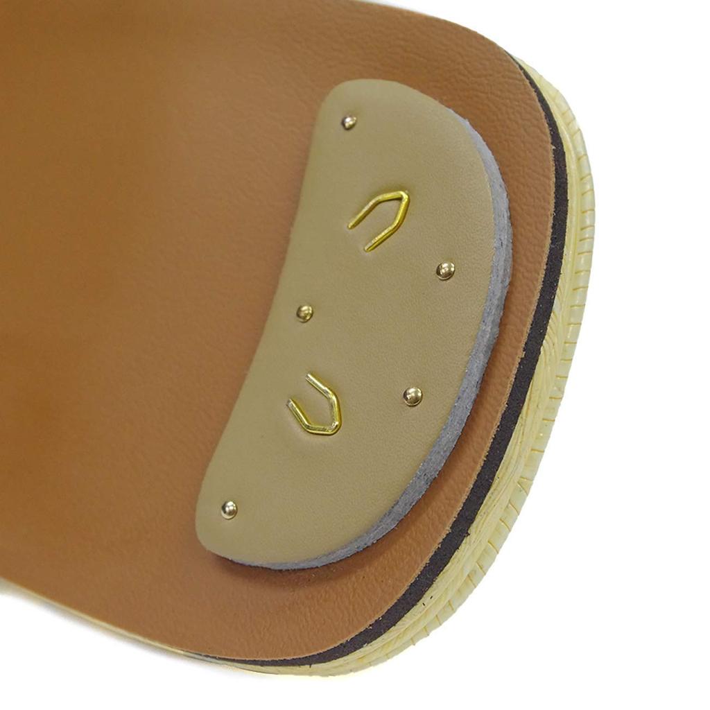 [Kyouetsu] Men's Geta Sandals with High Milon Straps (S (25cm), Black)