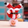 1 Peça Stand de Mãos Dançando Papai Noel Elétrico Criativo Brinquedo Musical Presente de Natal Decoração