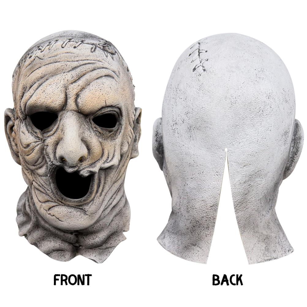 Horror Movie Figure Cosplay Face Cover Latex Face Covering Headwear Halloween Dress Up Costume Prop