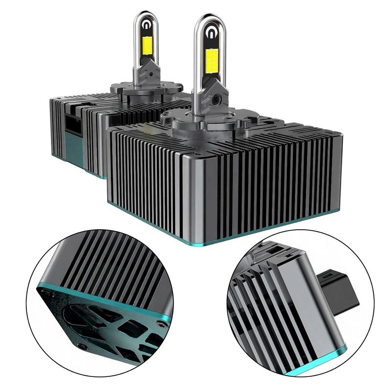 D1S LED Headlight Bulbs 80W 108000LM High Brightness LED Headlamp Bulb 360-degree Beam Waterproof Car Lights For Most Vehicles