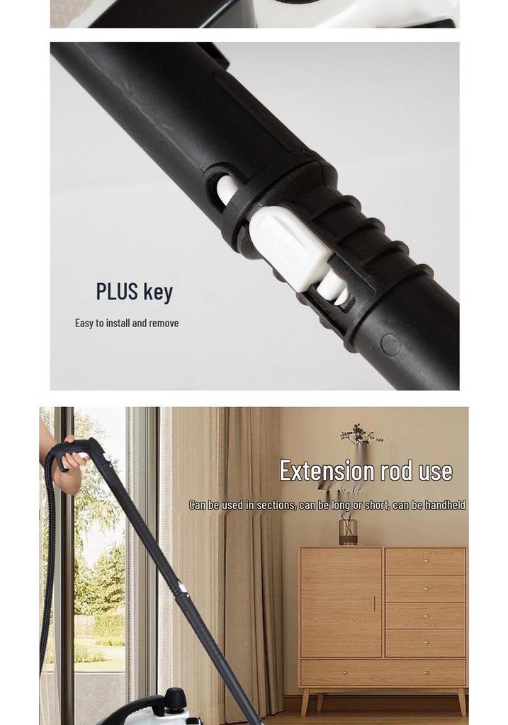High-Temperature Steam Cleaner for Carpets, Kitchens, and Cars - Model 8619