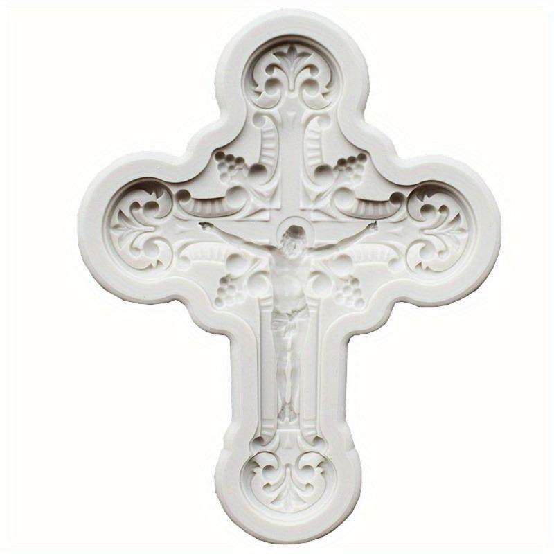 Cross Pendant DIY Jewelry Casting Molds Jesus Cross Shape Pendant Key Chain Silicone Resin Jewelry Molds Baking Tools
