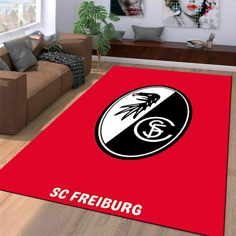 SC Freiburg Logo Carpet Suitable As a Non-slip Mat for the Living Room or Bedroom Sofa