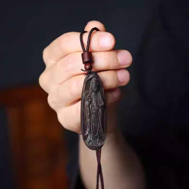 Chengui Zhao Gongming Martial God of Wealth Pendant Necklace – Five Ways God of Wealth Design for Men and Women