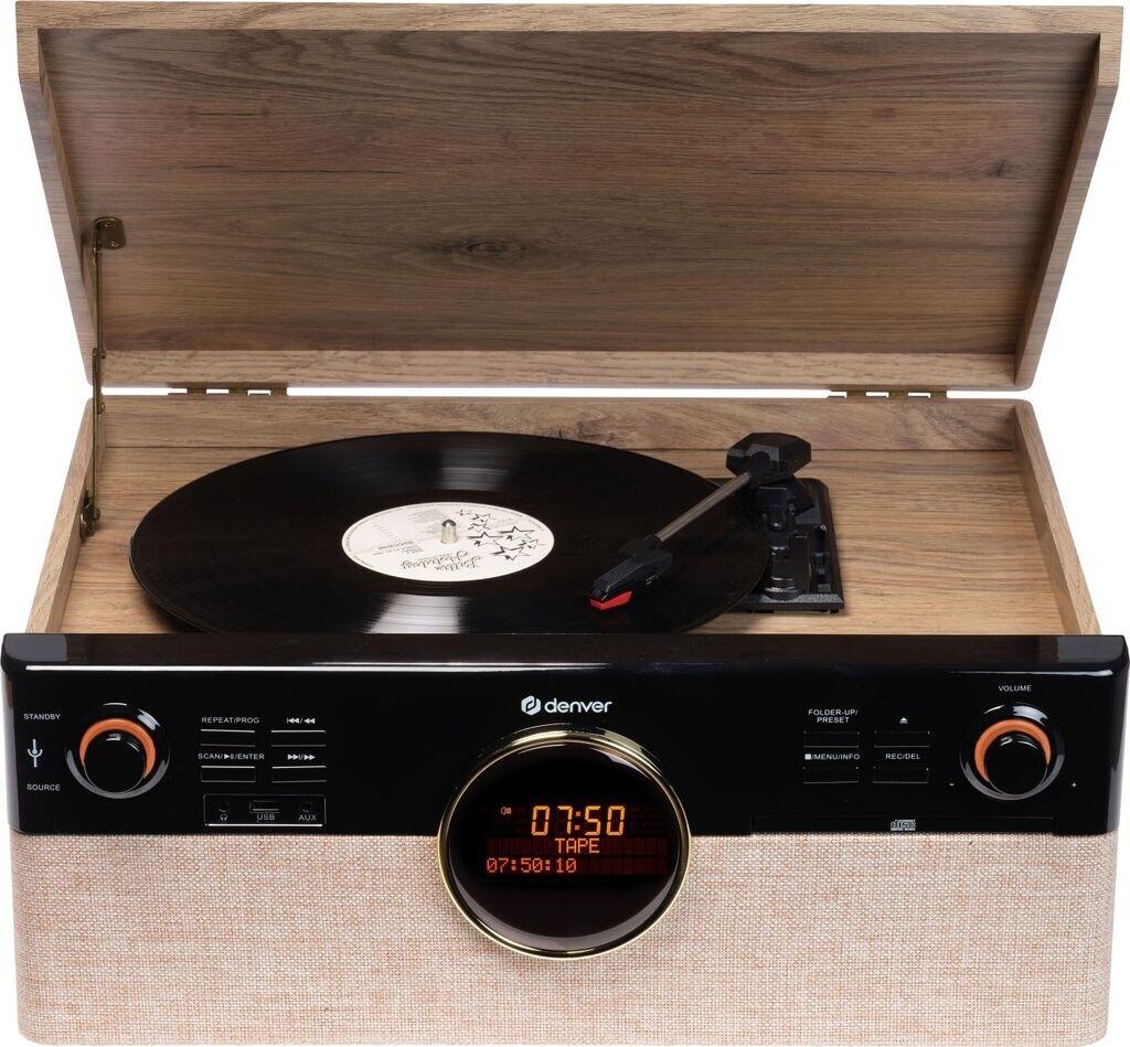 Denver MRD-180 Brown Vinyl Record Player
