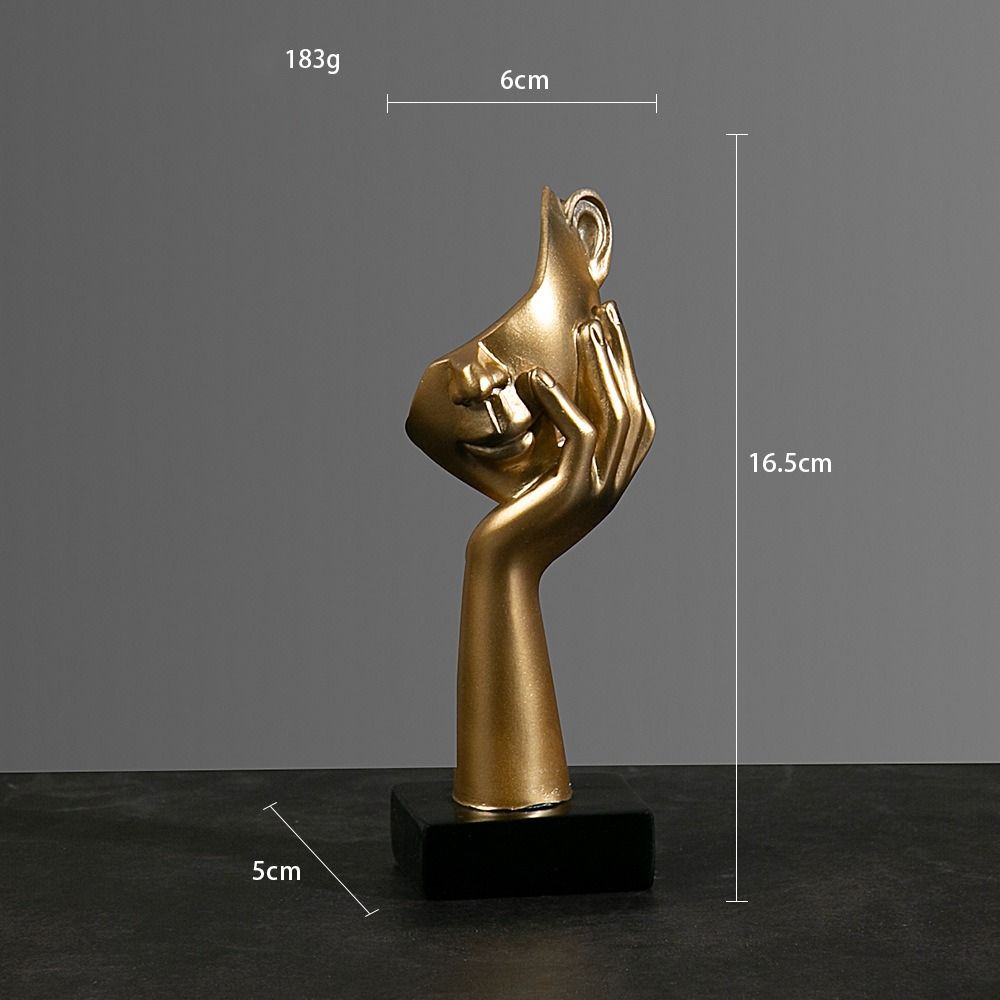 Gift Living Room Antiskid Base Figure Sculpture Desktop Ornaments Abstract Statue Resin Crafts