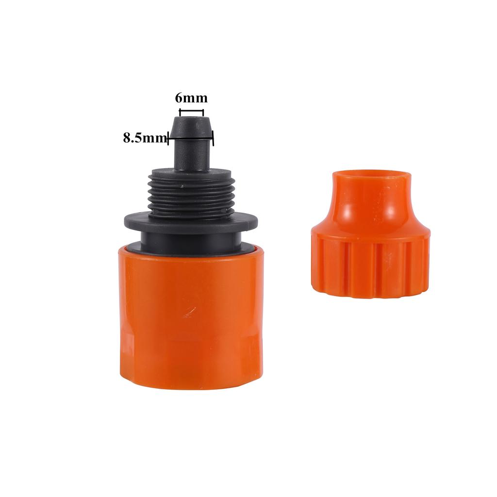 Kran ogrodowy Szybkozłączka z kolankiem 4mm, 8mm Złączka do rur nawadniania kropelkowego szklarni Adapter złączki do węża 2 szt.