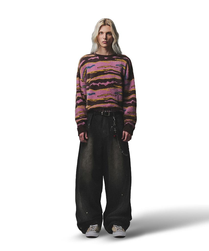 NOT4NERD Night Mist Mohair Knit - Brown