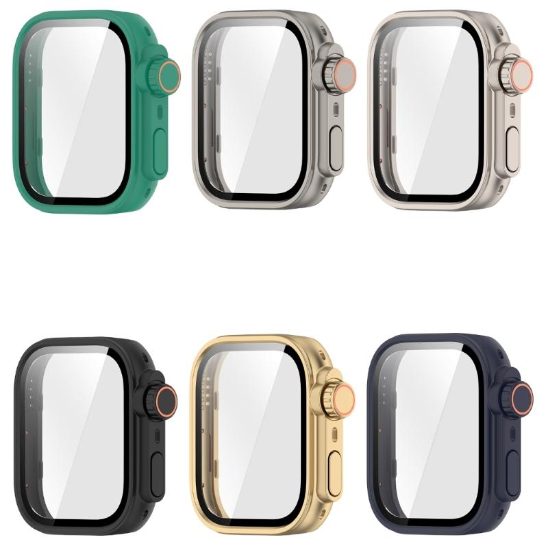 Smartwatch Shell PC Glass Antidust Case Guard For Watch Fit 4 Screen Protector Frame Shell Safe Quick To Attach & Detach