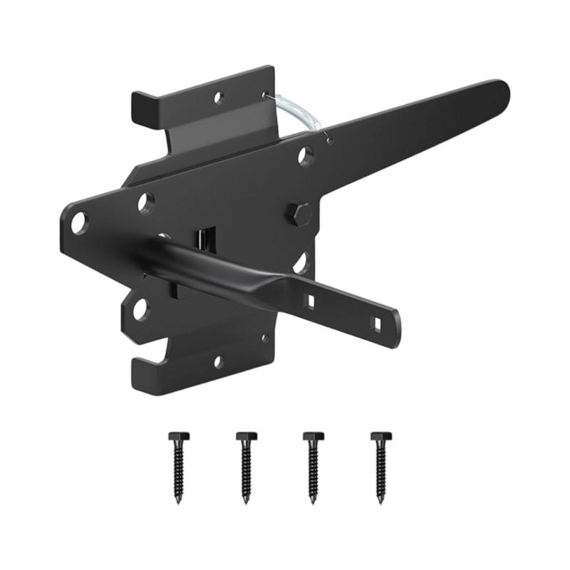 

Auto Locking Gate Latches Outdoor Fence Gate Lock Quick Pin Door Bolt Automatic Latches Automatic Closing Door Hardware