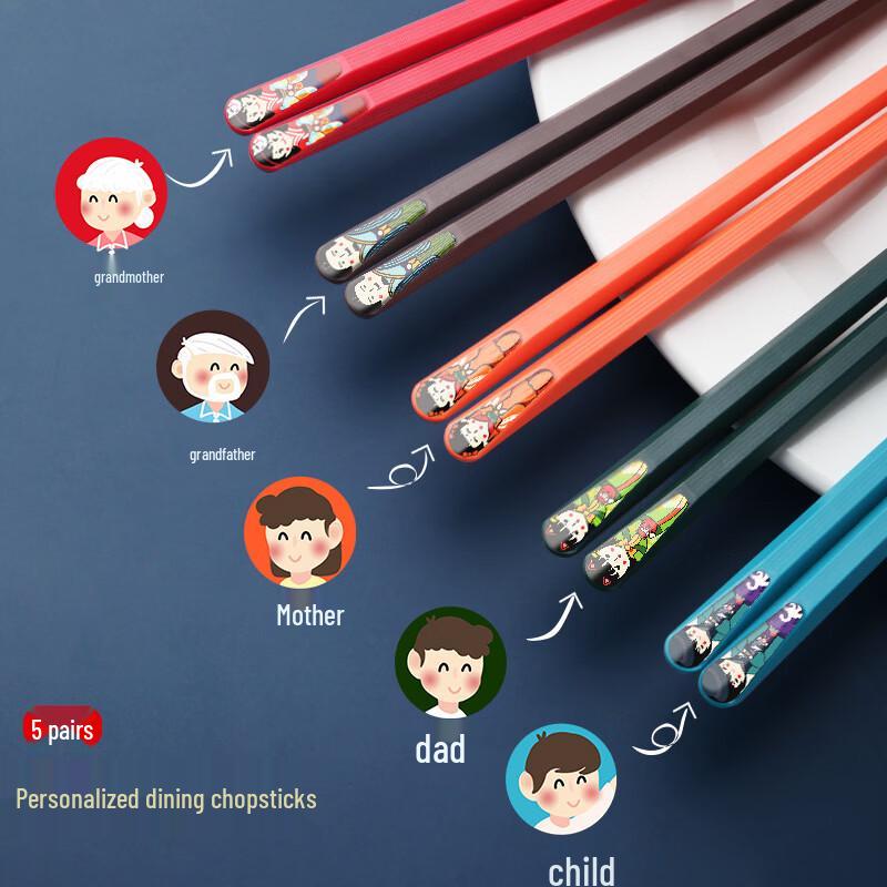

25 Pairs Colorful Cartoon Character Silicone Sushi Chopsticks