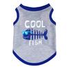 Dog Vest Summer Tank Top Funny T-shirt for Small Dogs Pet Vest with Letter Printing Thin Clothing for Outdoor Activities