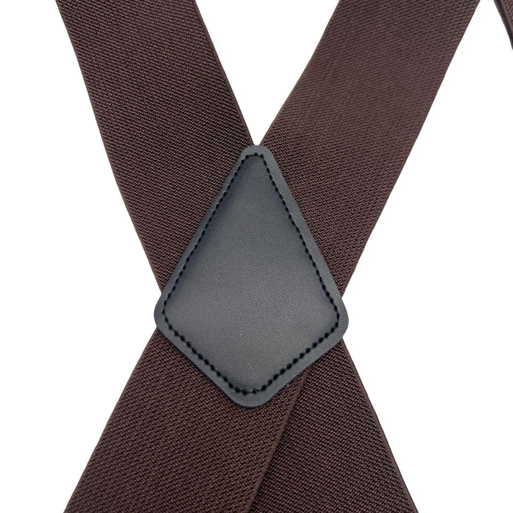 Pánske klipy na traky typu X 5 cm - Elastické traky na nohavice k obleku