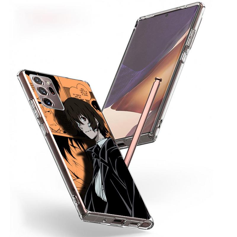 Bungo Stray Dogs Manga Phone Case For Samsung Galaxy S24 S25 Edge S26 Ultra S23 S22 S21 Plus S20 FE + Personalized Print Cover G