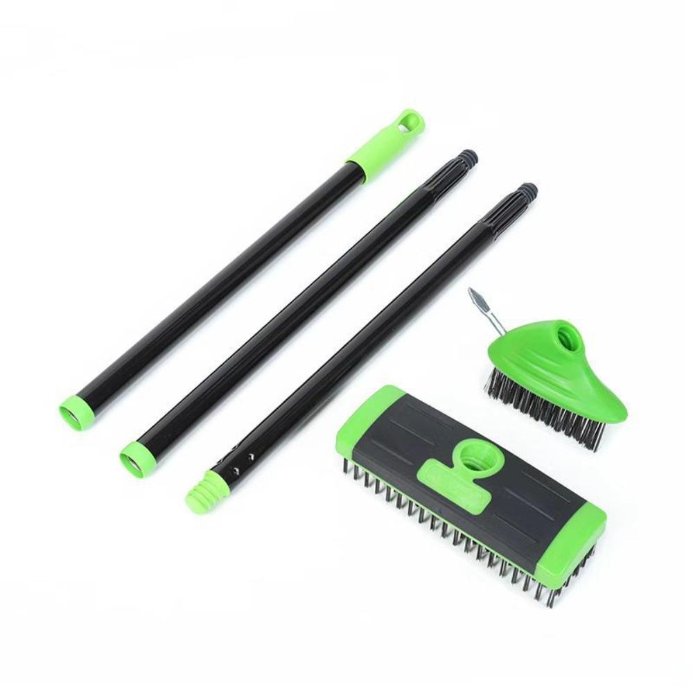 

3 In 1 Garden Cleaning Tool Replaceable Brush Heads Multi Head Brush Garden Cleaning