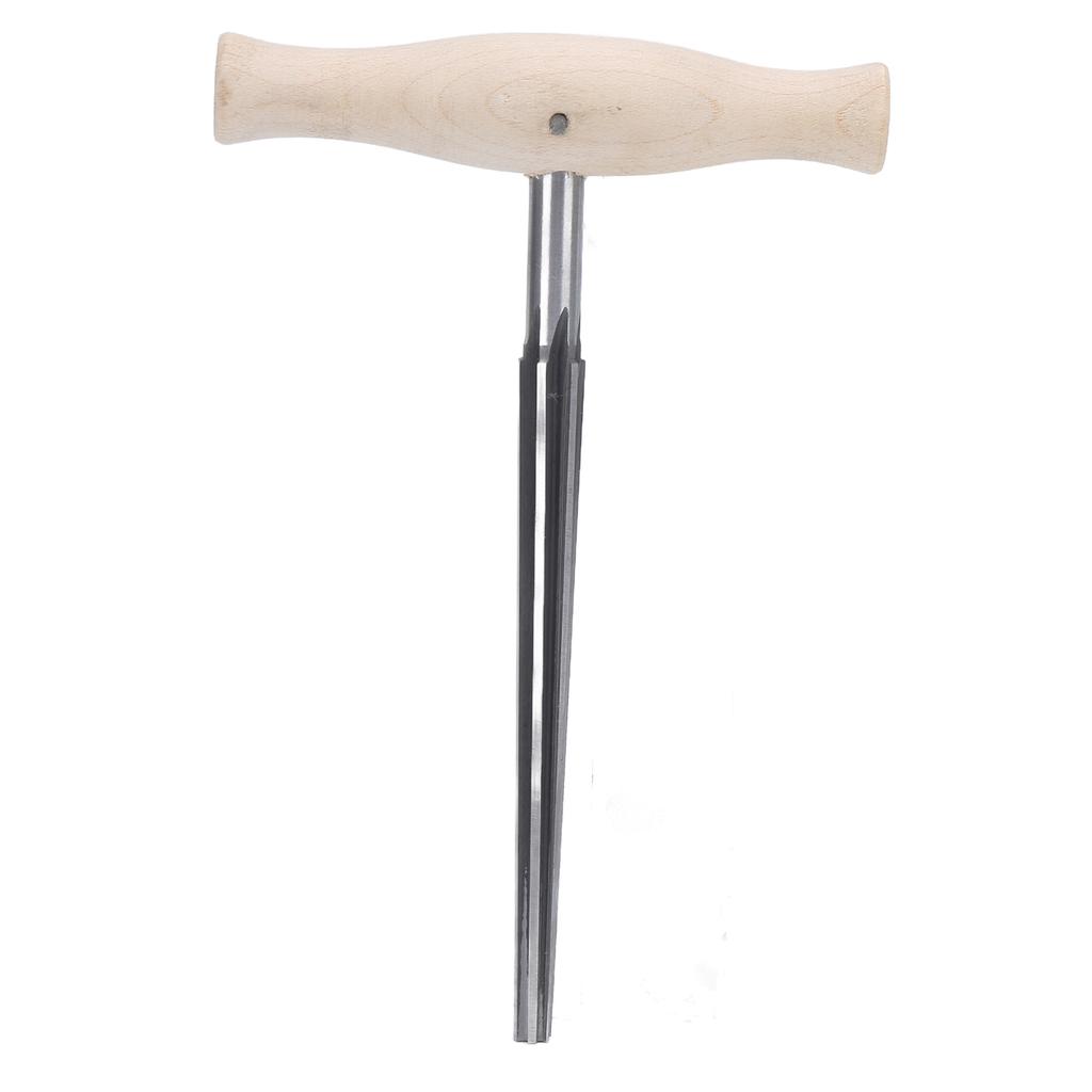 Violin Peg Hole Reamer Stainless Steel Incisive Edge Ergonomic Wooden Handle Accurate Machining Luthier Tools