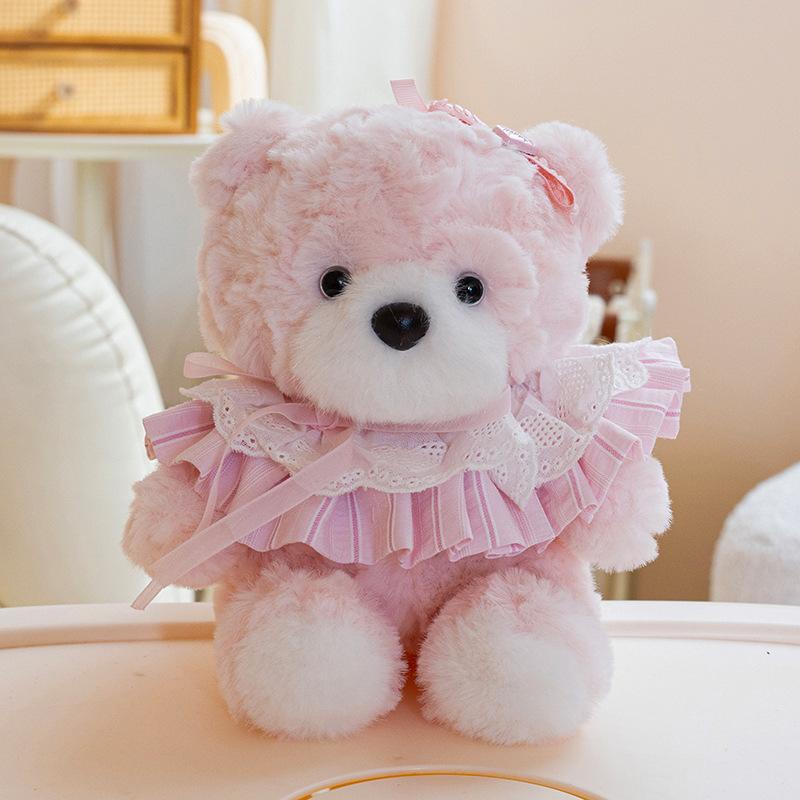Cute Chestnut Bear Paw Treasure Cute Plush Toy Small Teddy Bear Doll Children Comfort Gift Table Companion Paw Treasure