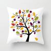 Love Tree Square Pillowcase Car Sofa Office Chair Pillowcase Simple Home Decor Ornaments