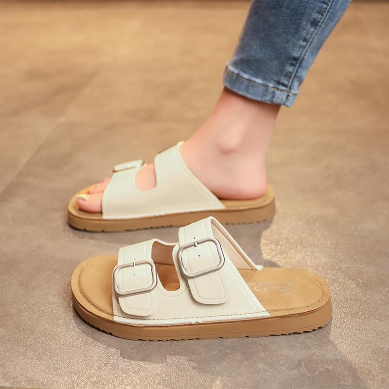 New Trend Women's Sandals Summer Soft Soled Non-slip Slippers Comfortable Flat Shoes Indoor Outdoor Sandals