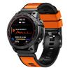 For Garmin Descent G1/Instinct 2 Watch Strap Replacement Quick Release Dual-color Silicone Watch Band