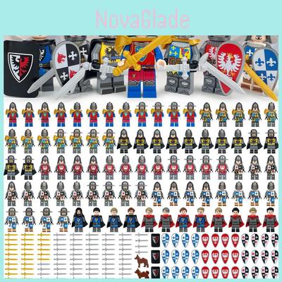 99 Piece Medieval Knight Castle Building Blocks Set For Creative Military Playtime