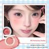 XIXI Plaid Cloud Mist Blush: High Pigment, Girly Color for Everyday Use