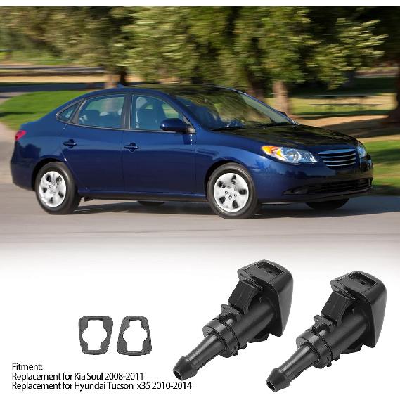 

Acouto 98630-2K100 Windshield Washer Spray Nozzle Replacement for Soul 2008-2011 for ix35 2010-2014, 86636FG051 986303J000 986301R100